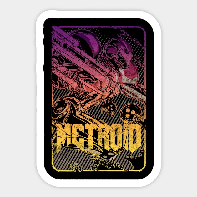 Metroid Sticker by trakso